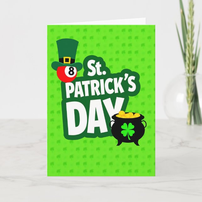 Lycko-Irland-dagen-kort Kort (Framsida)
