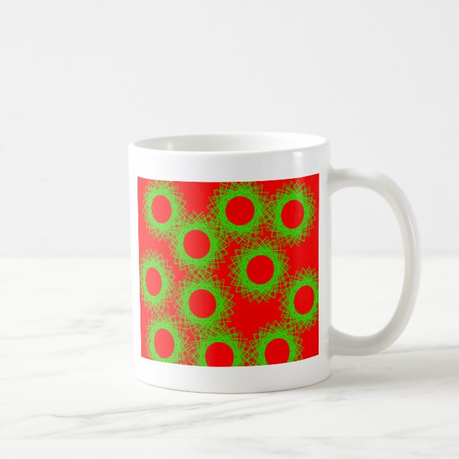 lyckocirkel med rött bärgning kaffemugg (Höger)