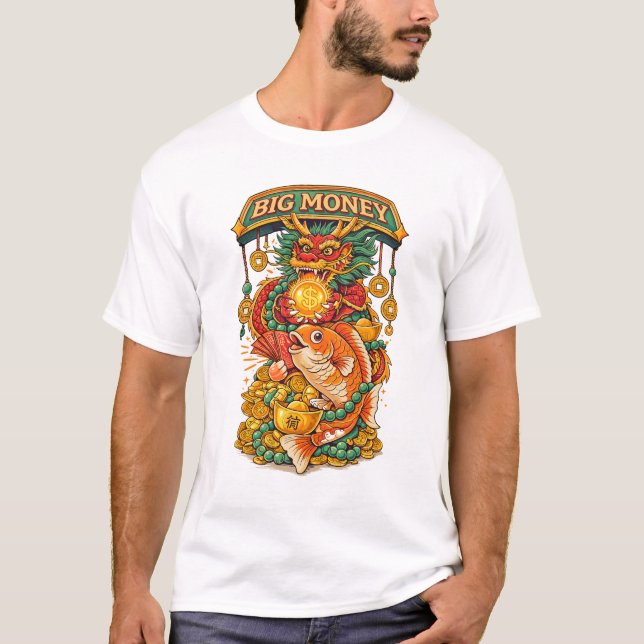Lyckodrake Koi T Shirt (Framsida)