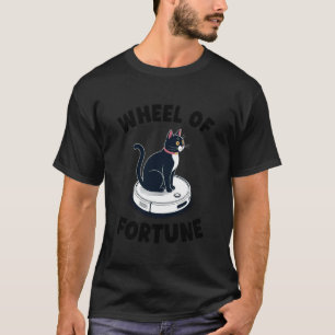 Lyckohjulet Katt På Robot Dammsugare Katt 3 T Shirt