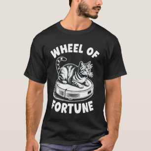 Lyckohjulet Katt Skämt Robot Dammsugare Katt T Shirt