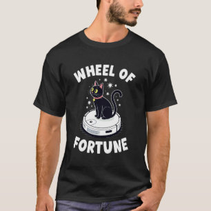 Lyckohjulet Katt Skämt Robot Dammsugare Katt T Shirt