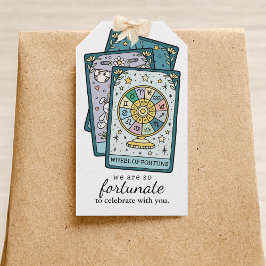 Lyckohjulet Tarot Baby Shower Tacksamhetspresent Presentetikett