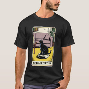 Lyckohjulet Tarotkort Kattrobot Stovsugare T Shirt