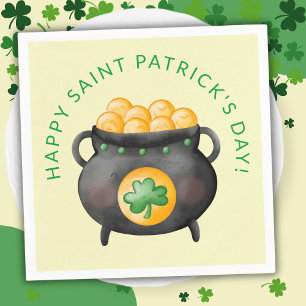 Lyckokopp Lycklig Saint Patrick's Day Pappersservett