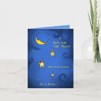 Lyckönskansyfte för månen kort