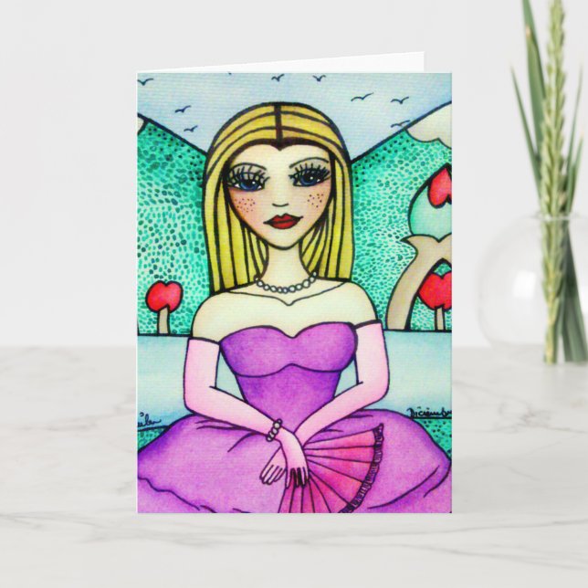 Lyckönskningskort Estefania Kort (Framsida)