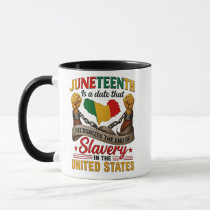 Lyckopojke Rolig Juneteenth T-Shirt Nyhet , junete Mugg