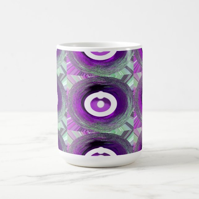 Lyckoringar tur konst kaffemugg (Center)