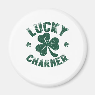 Lyckoshamrock Roligt St. Patricks Dag Magnet