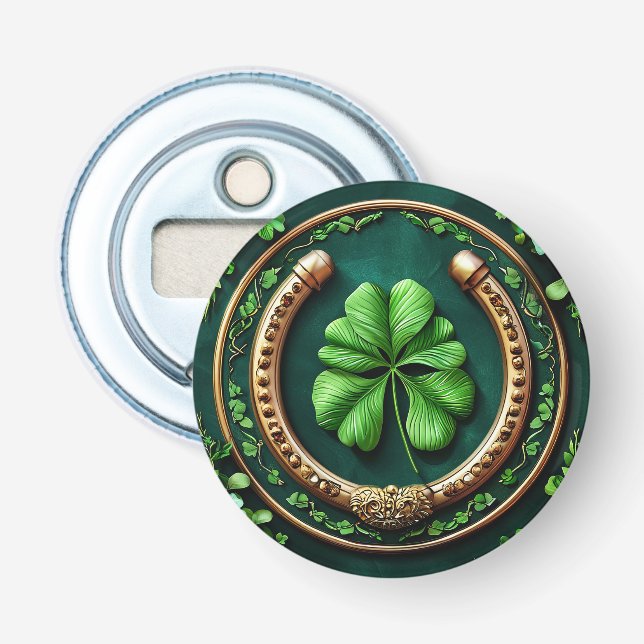 🍀 Lyckosko Flasköppnare Present Barhänge ✨ (Framsidan)