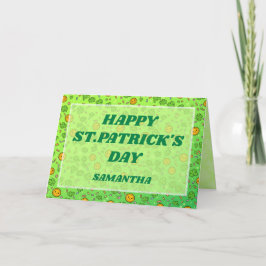 Lyckosprinkles St. Patrick's Day-kort Kort