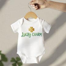 Lyckotalisman S:t Patricks Baby-Body