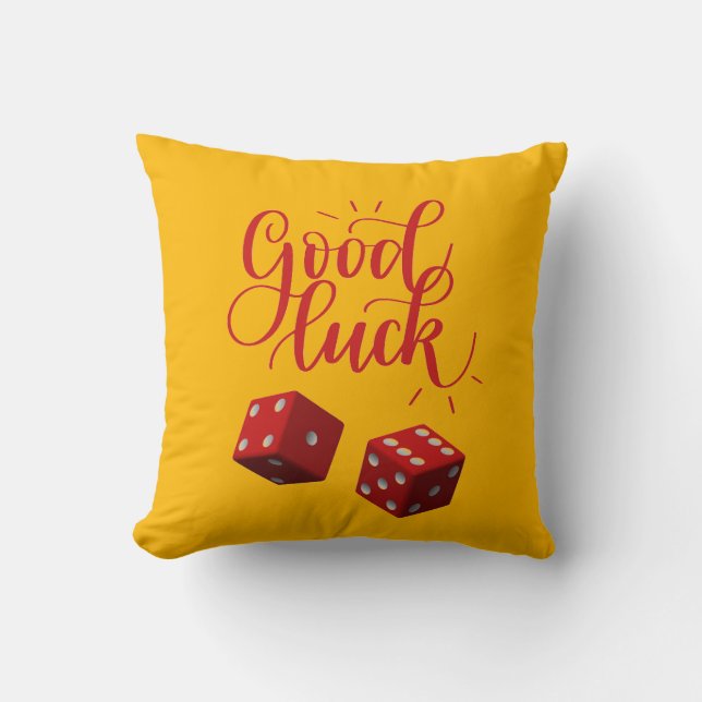 lyckotarningar kudde (Framsida)