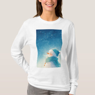 Lycksalig Snöman T Shirt