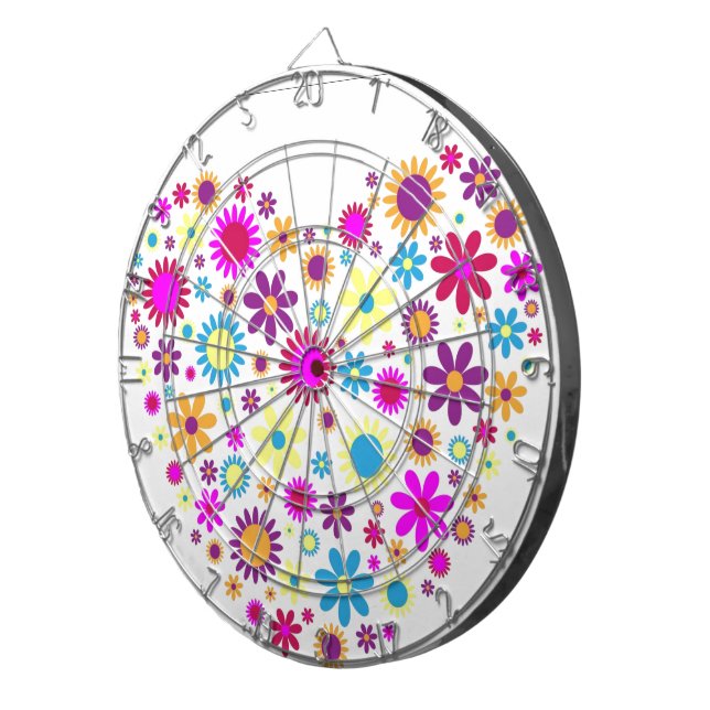 Lycksaliga blommar darttavla (Högra Framsidan)