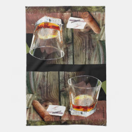 Lycksaliga ögonblick kökshandduk