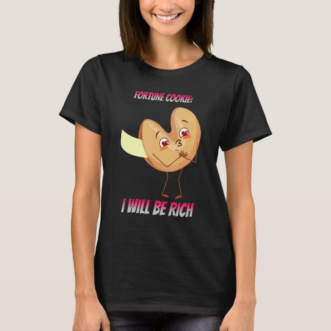 Lyckune Cookie... Jag ska säga Rik. T Shirt (Framsida)