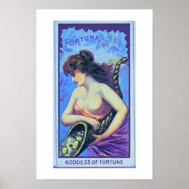 Lyckuns gudinna, Fortuna, Poster Skriv ut (Framsidan)