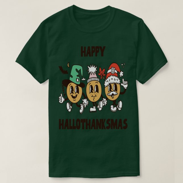 lyckyhallothanksmas 8 t shirt (Design framsida)