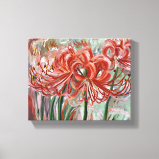 Lycoris Radiata i Bloom Canvastryck