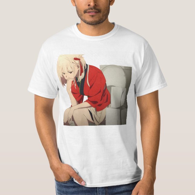 Lycoris Recil Movie Musik T Shirt (Framsida)
