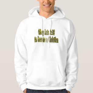 Lyda agerar 2:38 för att bli en kristen hoodie