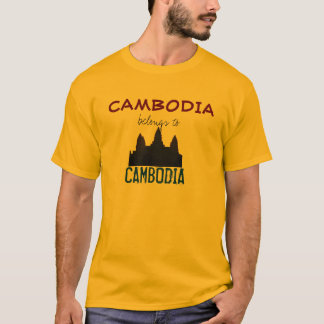 LYDA--Cambodja hör hemma till Cambodja T-shirt