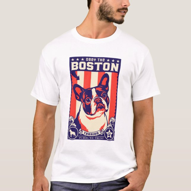 Lyda den Boston terrieren! Tröja (Framsida)