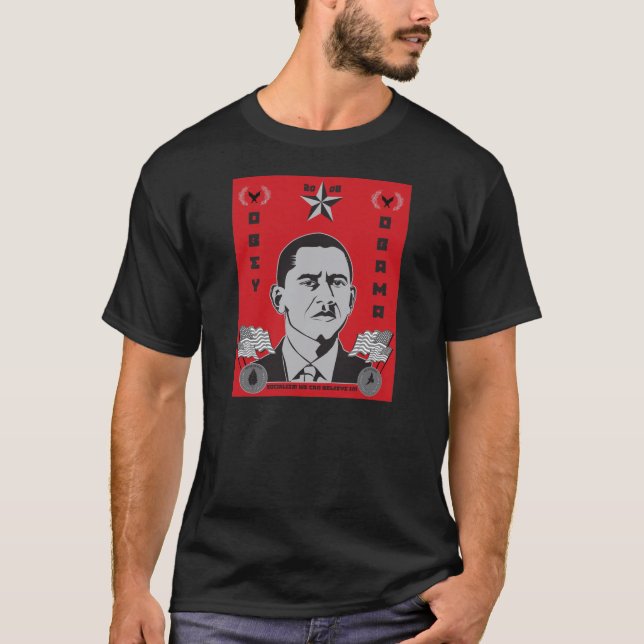 Lyda den Obama propagandaT-tröja Tee Shirt (Framsida)