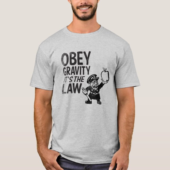 Lyda gravitation, det är lagen tee (Framsida)