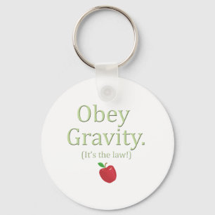 lyda gravitation som det är lagen! nyckelring