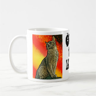 Lyda kattungen kaffemugg