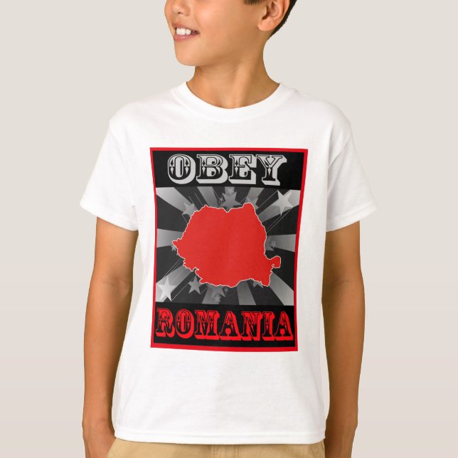Lyda rumänien tee shirt (Framsida)