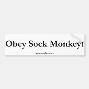 Lyda sock monkey bildekal