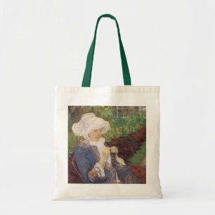 Lydia Crocheting i Garden at Marly, Mary Cassatt Tygkasse