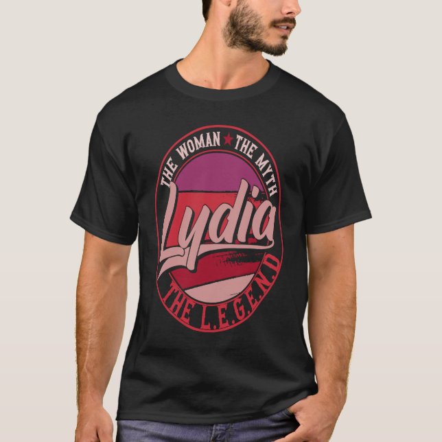 Lydia damen av myt legenden t shirt (Framsida)