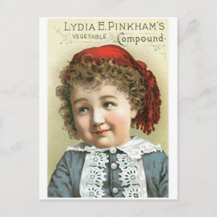 Lydia E Pinkhams Compound Vykort