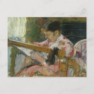 Lydia på en teaterstuga, Mary Cassatt Vykort