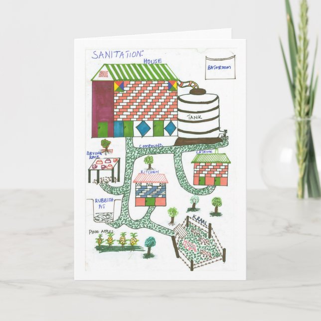 Lydias syn på hennes familjeförening kort (Framsida)