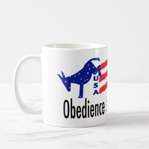 Lydnad Patriotism Kaffemugg