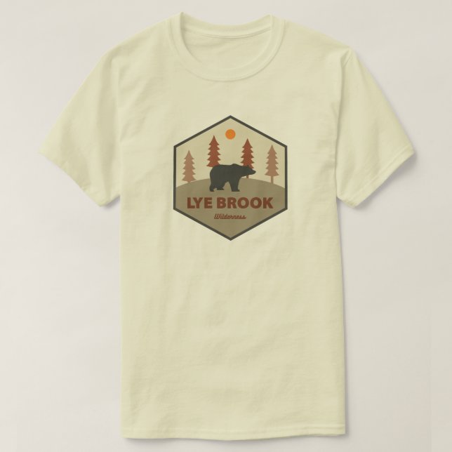 Lye Brook Wilderness Vermont Björn T Shirt (Design framsida)