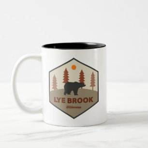 Lye Brook Wilderness Vermont Björn Två-Tonad Mugg