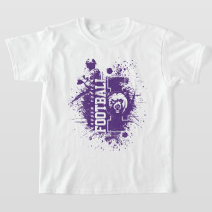 LYFL 05 Unds Lila Grunge Lassen Logotyp T Shirt