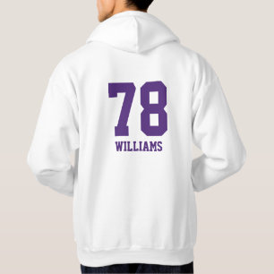 LYFL 06 Manar Anpassningsbar Lila Lassen Logotyp Hoodie