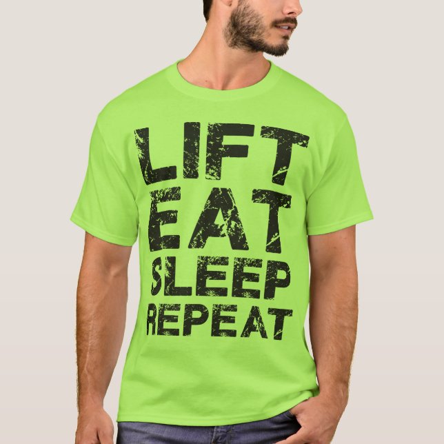 Lyft äter sömnrepetition tee (Framsida)