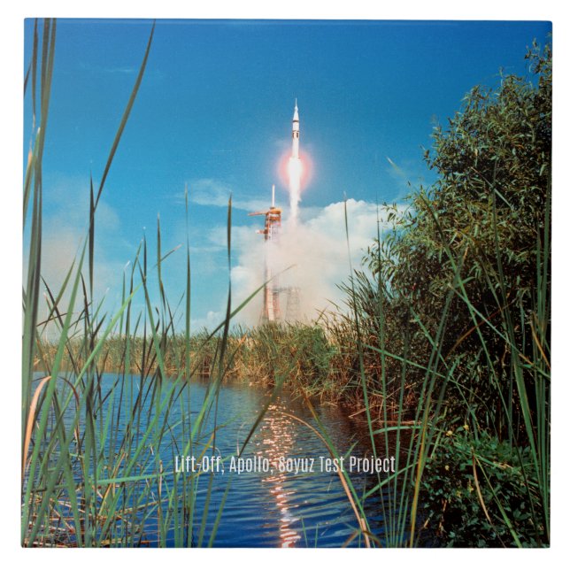 Lyft av - Apollo, Soyur-testprojekt, Kakelplatta (Framsidan)