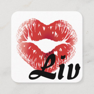 Lyft det enkla fyrkantigt visitkort