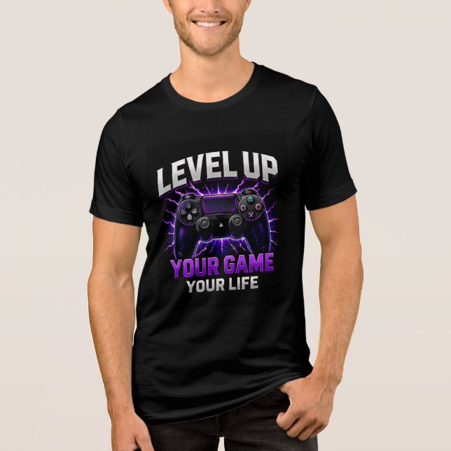 ⚡ Lyft Ditt Spel Tonårse-sportsspelare 🎮 T Shirt (Framsida)