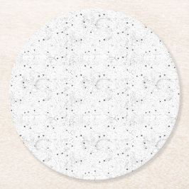 Lyft ditt varumärke med högkvalitativa papperscoat underlägg papper rund